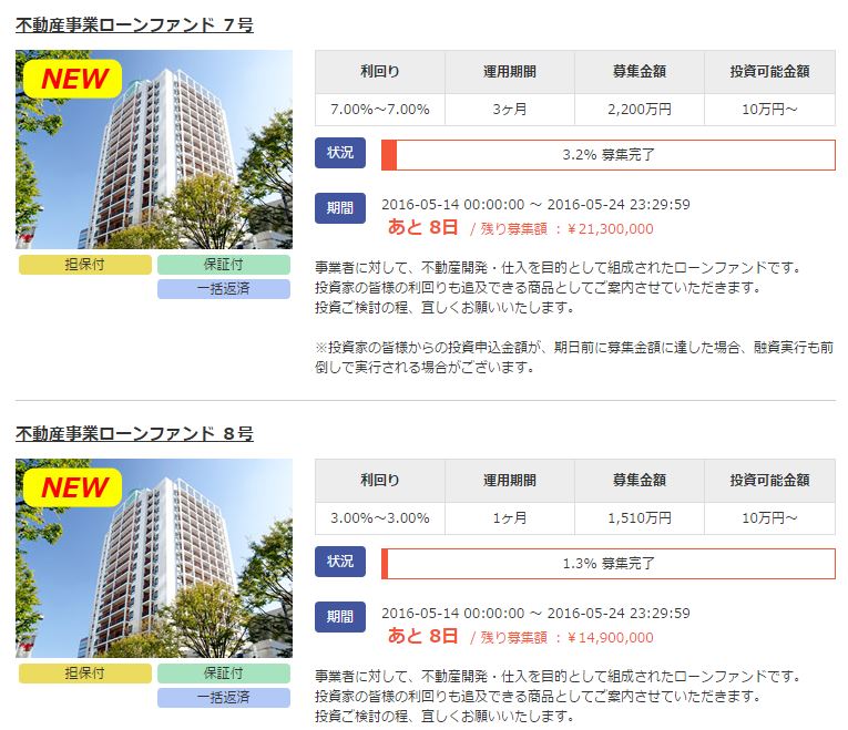 ローンファンド 1ヶ月