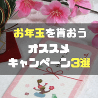 お正月といえばやっぱりお年玉?? メカニックがオススメしたい3つのプレゼントキャンペーン!!
